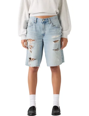 Short levi strauss de algodón para mujer