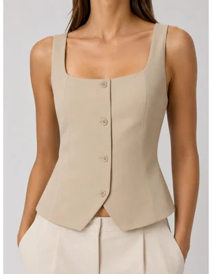 Chaleco PIECES para mujer