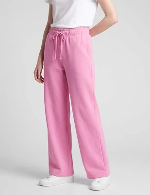 Pants straight con jareta para mujer