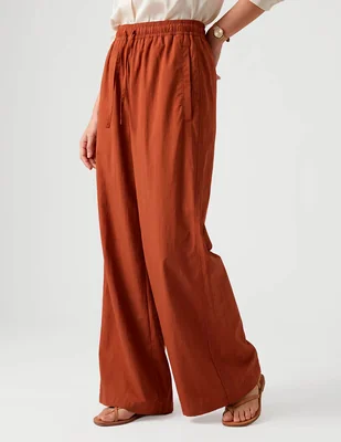 Pants amplio save the duck con elástico para mujer