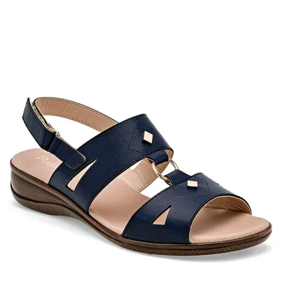 Paulie Sandalia para mujer marino, código 55017-1