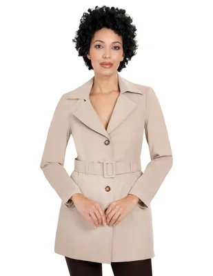 Gabardina resistente al agua con bolsillos atelier petite para mujer