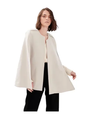 Abrigo Merkabá de lana para mujer