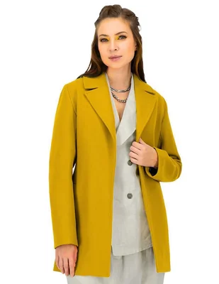 Abrigo Merkabá de lana para mujer