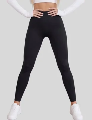 Legging deportivos malabis a la cintura alta con elástico para mujer