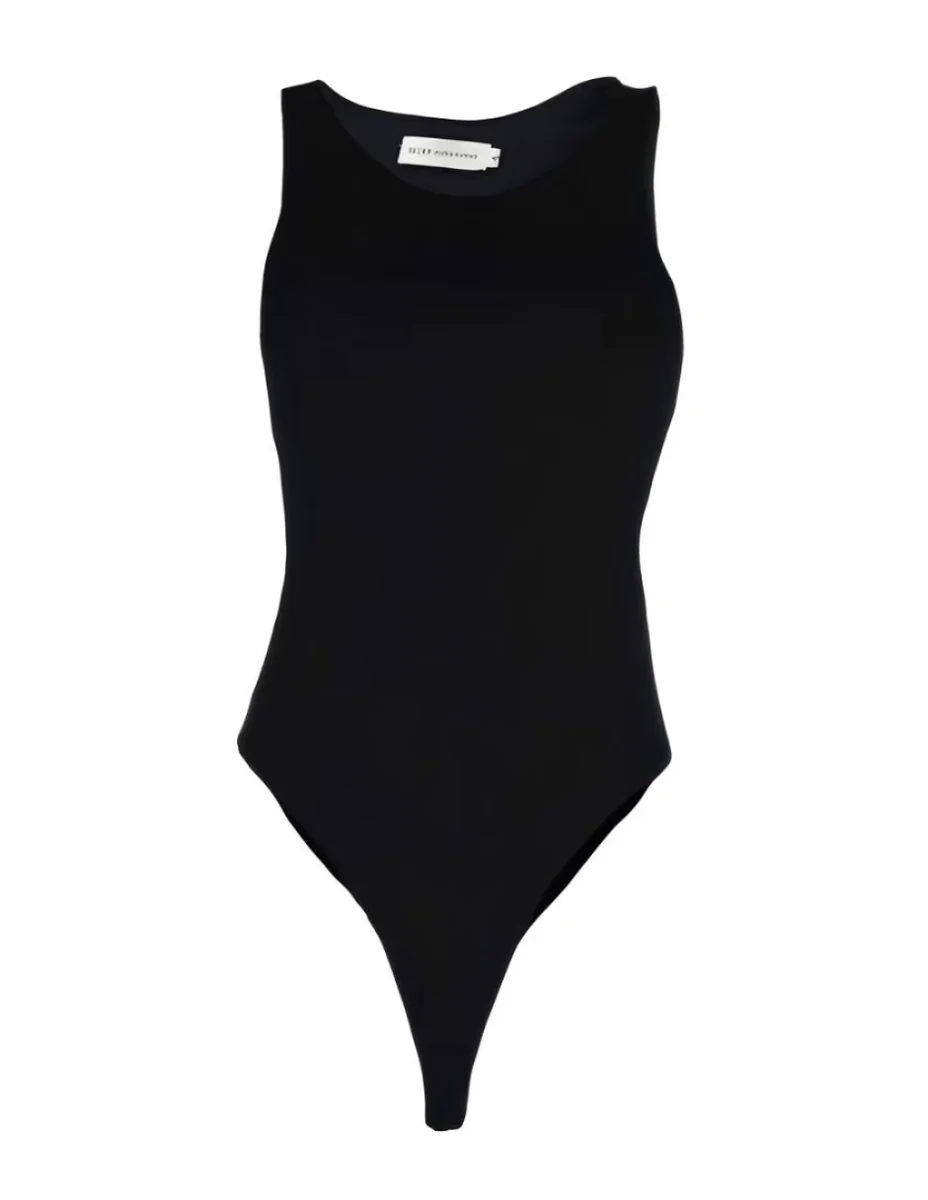 Body jeans & blouses cuello redondo para mujer