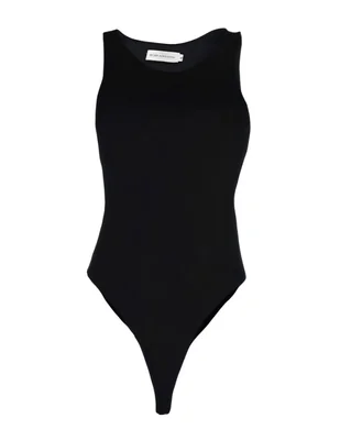Body jeans & blouses cuello redondo para mujer