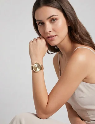 Reloj Nine West gold collection para mujer nw3176cbhg