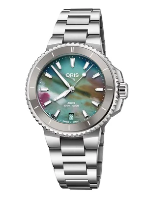 Reloj Oris Aquis Date Up-Cycle unisex 73377924150-0781905P