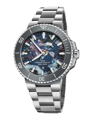 Reloj Oris Aquis Date Up-Cycle unisex 73377894150-0782304PEB