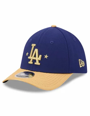 Gorra visera curva cerrada para béisbol new era mlb gold collection mlb los angeles dodgers para unisex