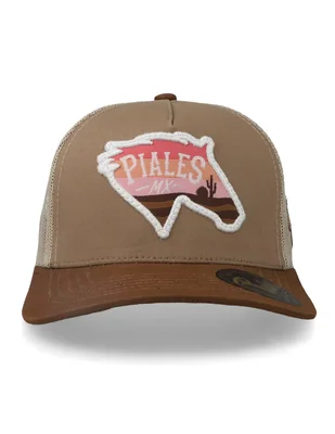 Gorra visera curva snapback Piales MX para unisex