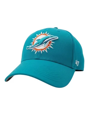 Gorra visera curva velcro casual 47 Brand NFL MVP Dolphins Miami unisex