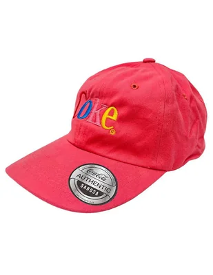 Gorra con visera curva casual Sarosa Coca Cola