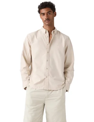 Camisa casual levi strauss de algodón manga larga para hombre