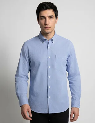 Camisa casual Cavalatti manga larga para hombre