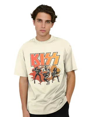 Playera Tee Bar Kiss cuello redondo para hombre