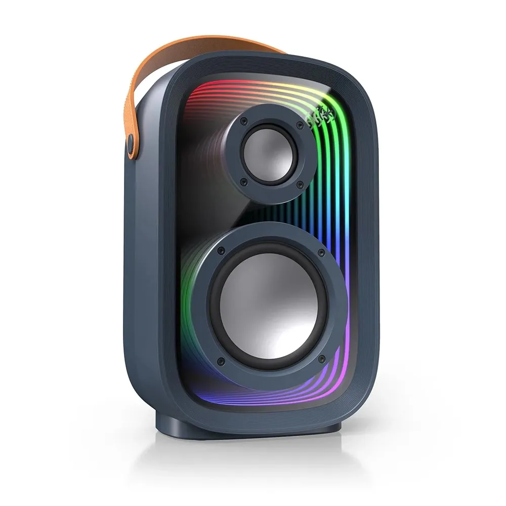 Bocina Gemtones Infinity Max Bluetooth En Gris Oscuro