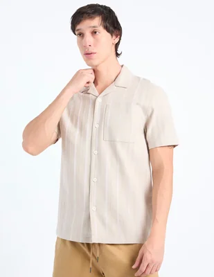 Camisa casual Aéropostale manga corta para hombre