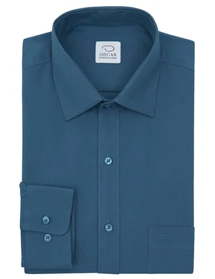 Camisa de vestir Oscar De La Renta manga larga para hombre