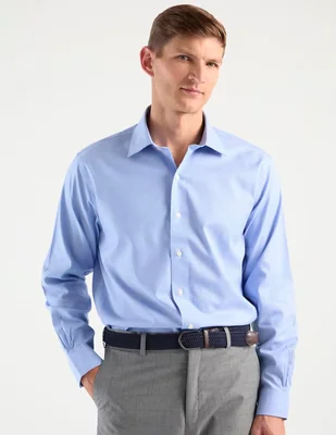 Camisa de vestir Brooks Brothers de algodón manga larga para hombre