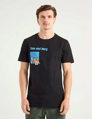 Playera Tee Bar Tom and Jerry cuello redondo para hombre