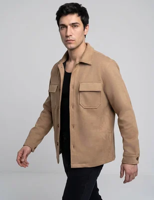 Camisa casual jack & paul manga larga para hombre