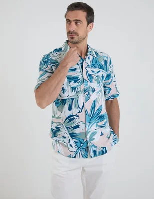 Camisa playa Cubavera manga corta para hombre