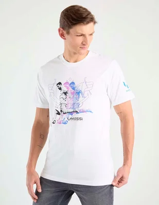 Playera Messi The World Wide Legend cuello redondo para hombre