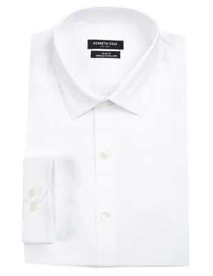 Camisa de vestir Kenneth Cole de algodón manga larga para hombre