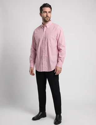 Camisa casual cavalatti manga larga para hombre