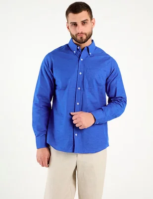 Camisa casual Regent Street manga larga para hombre