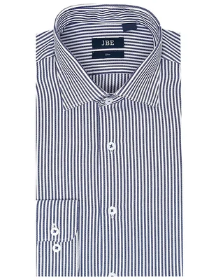 Camisa formal Jbe de algodón manga larga para hombre