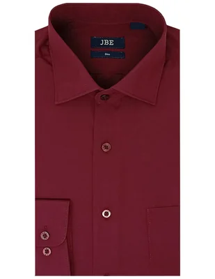 Camisa de vestir JBE manga larga para hombre