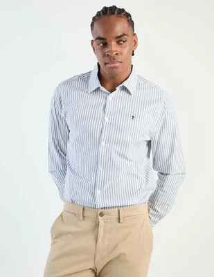 Camisa casual Elemento Uomo de algodón manga larga para hombre
