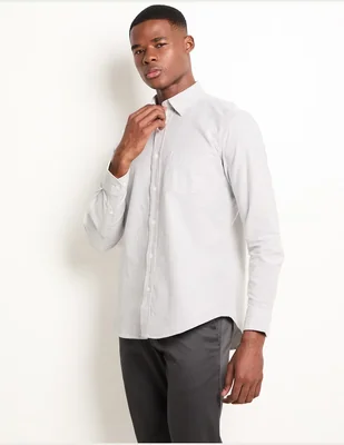Camisa de vestir Scappino de algodón manga larga para hombre