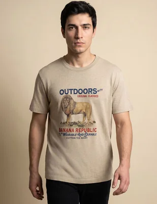 Playera cuello redondo para hombre