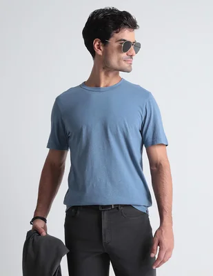 Playera Faherty cuello redondo para hombre