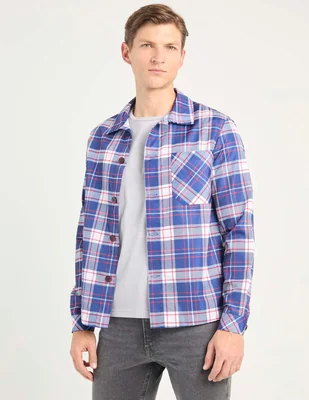 Sobrecamisa casual Jack & Paul manga larga para hombre