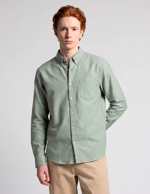 Camisa casual Aéropostale de algodón manga larga para hombre