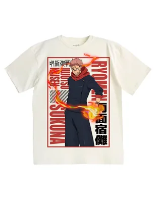 Playera Mascara de Latex Jujutsu Kaisen cuello redondo para hombre
