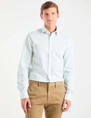 Camisa casual michael kors de algodón manga larga para hombre