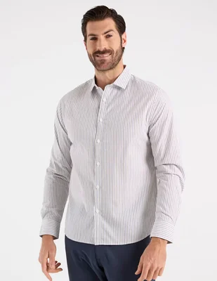 Camisa casual Regent Street de algodón manga larga para hombre