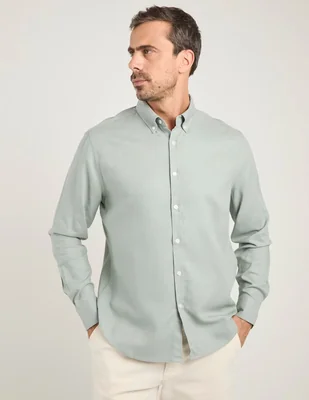 Camisa casual Regent Street manga larga para hombre