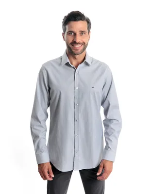 Camisa Kenneth Cole manga larga para hombre