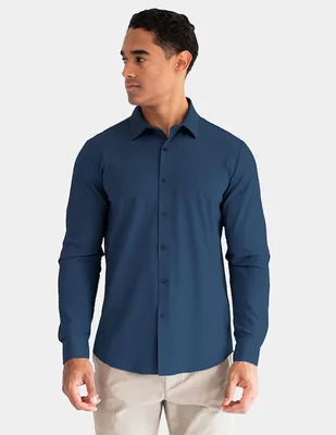 Camisa casual Generra manga larga para hombre