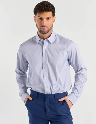 Camisa casual Haggar manga larga para hombre