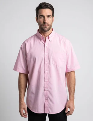 Camisa casual cavalatti manga corta para hombre