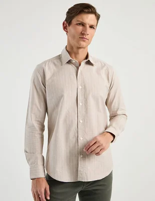 Camisa casual Scappino manga larga para hombre