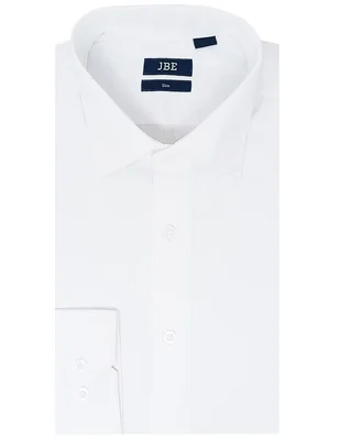 Camisa formal jbe de algodón manga larga para hombre